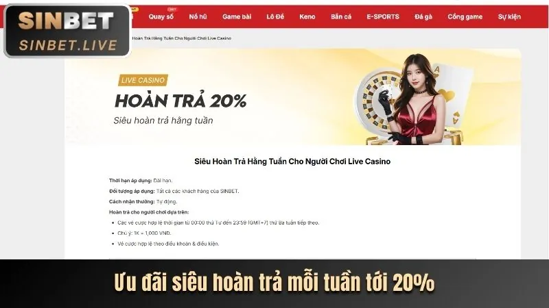 Hoàn trả không giới hạn